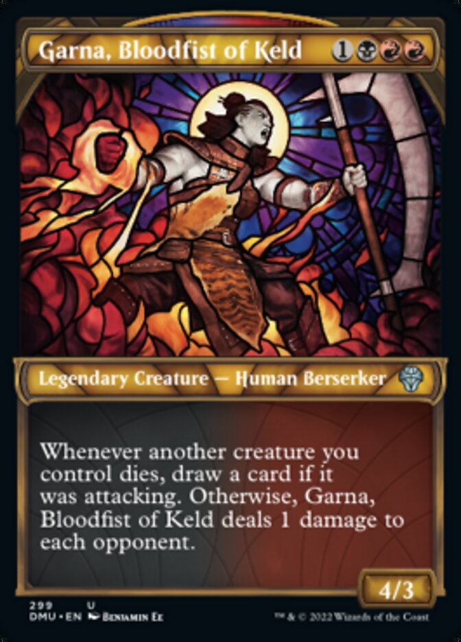 Garna, Bloodfist of Keld (Showcase) [Dominaria United] MTG Single Magic: The Gathering | Red Claw Gaming