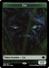Elephant // Cat (008) Double-Sided Token [Dominaria Remastered Tokens] MTG Single Magic: The Gathering | Red Claw Gaming