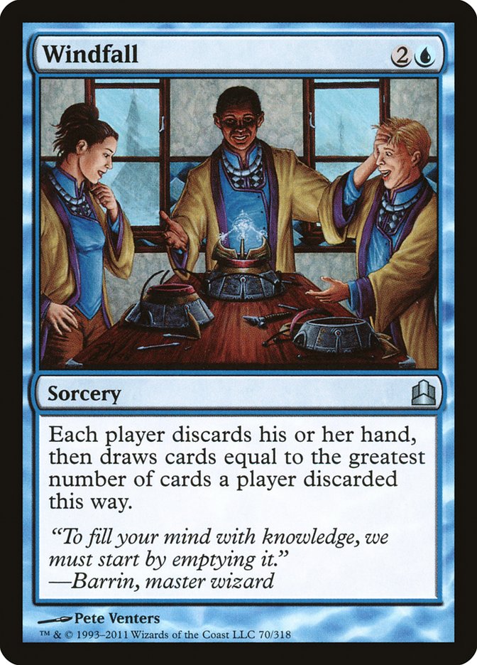 Windfall [Commander 2011] MTG Single Magic: The Gathering | Red Claw Gaming