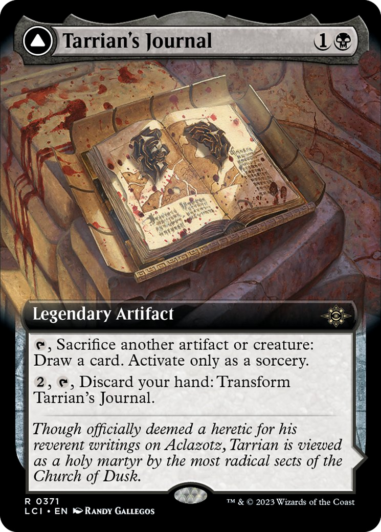 Tarrian's Journal // The Tomb of Aclazotz (Extended Art) [The Lost Caverns of Ixalan] MTG Single Magic: The Gathering | Red Claw Gaming