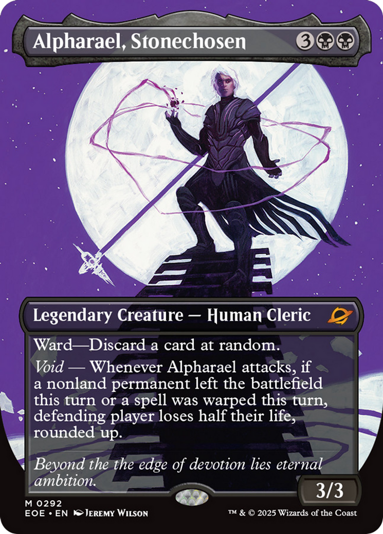 Alpharael, Stonechosen (Borderless) [Edge of Eternities] MTG Single Magic: The Gathering | Red Claw Gaming