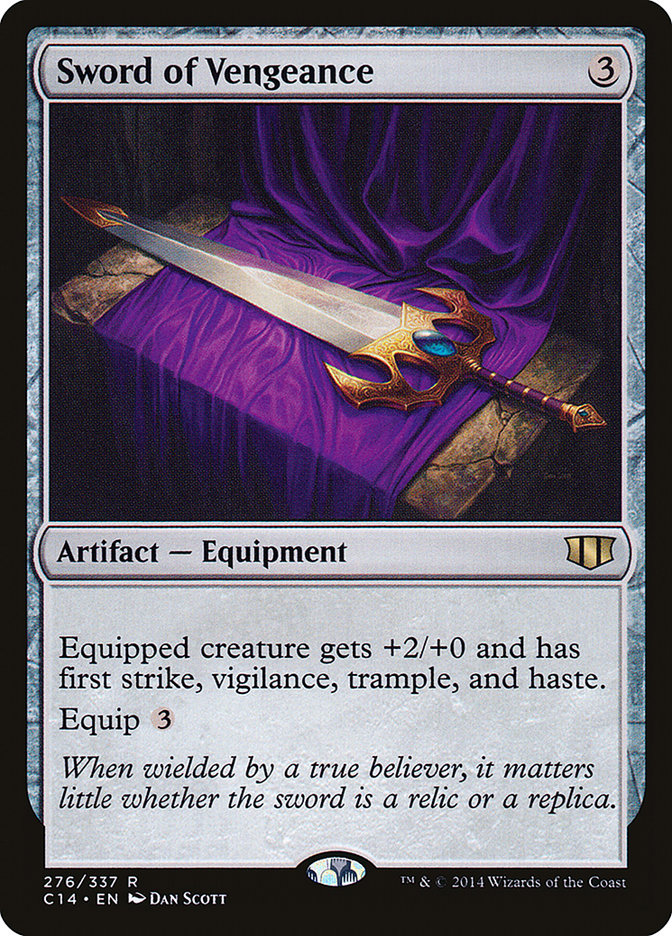 Sword of Vengeance [Commander 2014] MTG Single Magic: The Gathering | Red Claw Gaming
