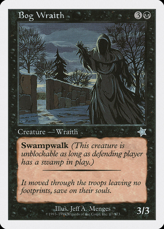 Bog Wraith [Starter 1999] MTG Single Magic: The Gathering | Red Claw Gaming