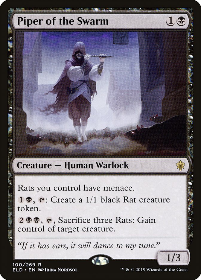 Piper of the Swarm (100/269) [Throne of Eldraine] MTG Single Magic: The Gathering | Red Claw Gaming