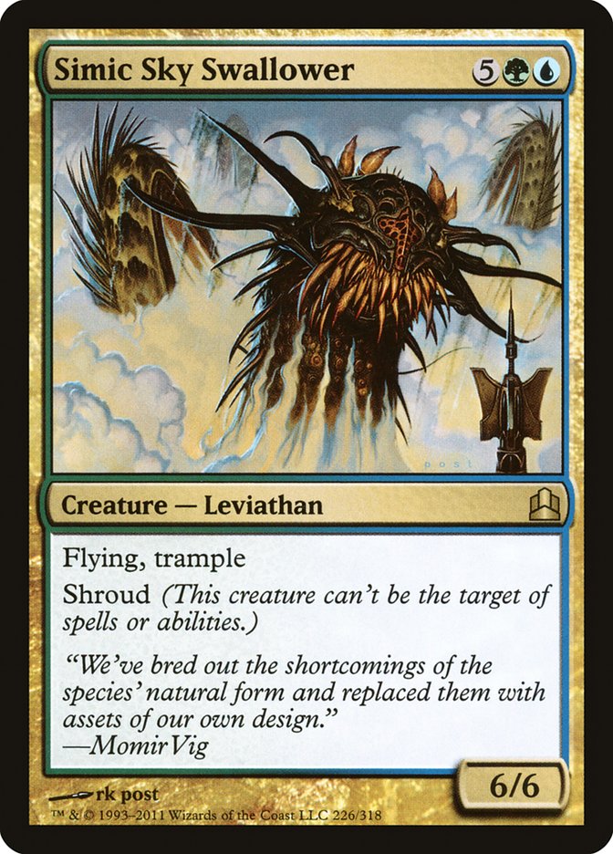 Simic Sky Swallower [Commander 2011] MTG Single Magic: The Gathering | Red Claw Gaming