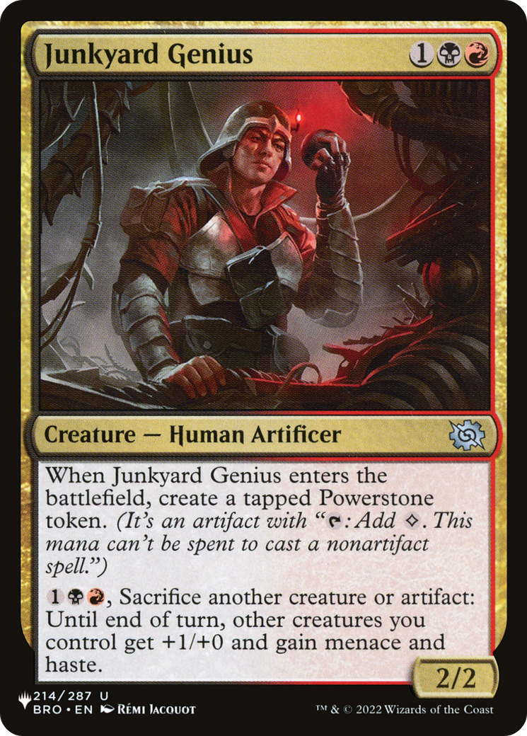 Junkyard Genius [The List] MTG Single Magic: The Gathering | Red Claw Gaming