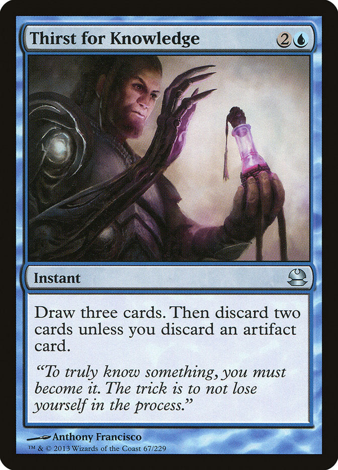 Thirst for Knowledge [Modern Masters] MTG Single Magic: The Gathering | Red Claw Gaming