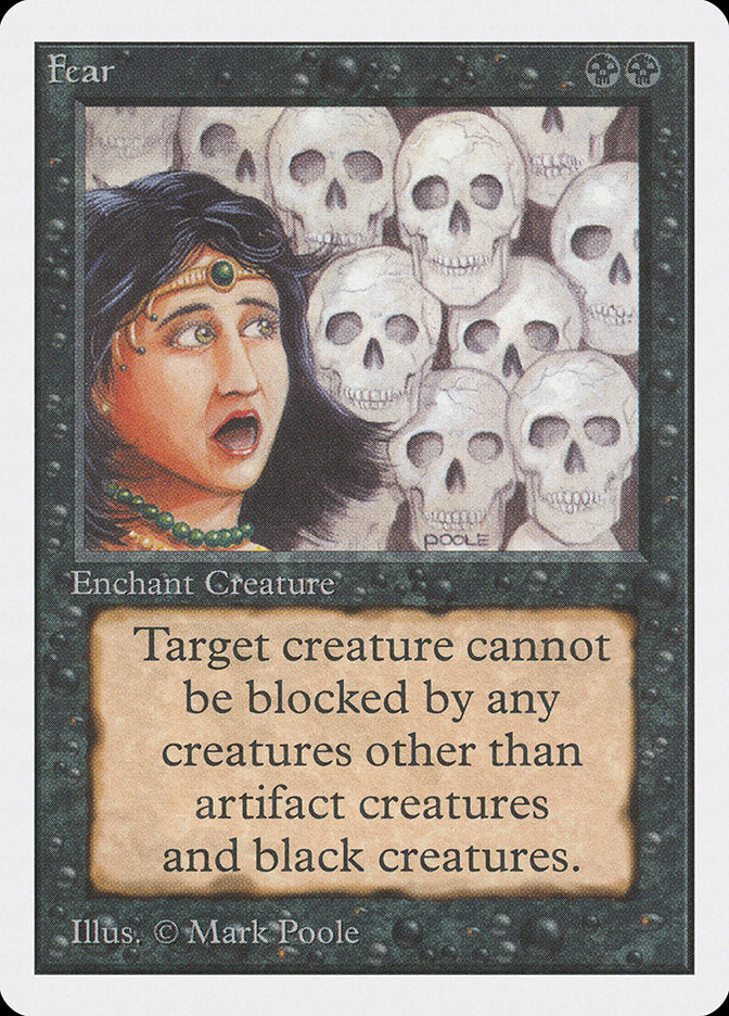 Fear [Unlimited Edition] MTG Single Magic: The Gathering | Red Claw Gaming