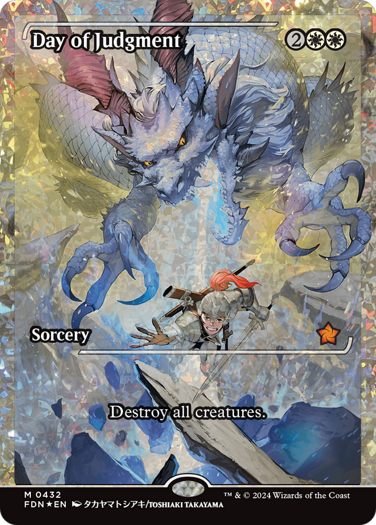 Day of Judgment (Showcase) (Fracture Foil) [Foundations] MTG Single Magic: The Gathering | Red Claw Gaming