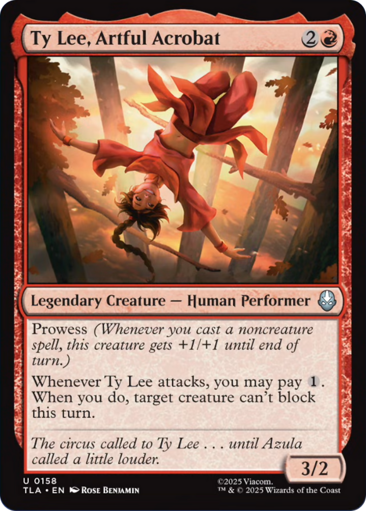 Ty Lee, Artful Acrobat [Avatar: The Last Airbender] MTG Single Magic: The Gathering | Red Claw Gaming