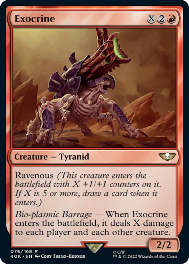 Exocrine (Surge Foil) [Warhammer 40,000] MTG Single Magic: The Gathering | Red Claw Gaming