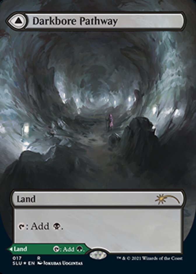 Darkbore Pathway // Slitherbore Pathway (Borderless) [Secret Lair: Ultimate Edition 2] MTG Single Magic: The Gathering | Red Claw Gaming