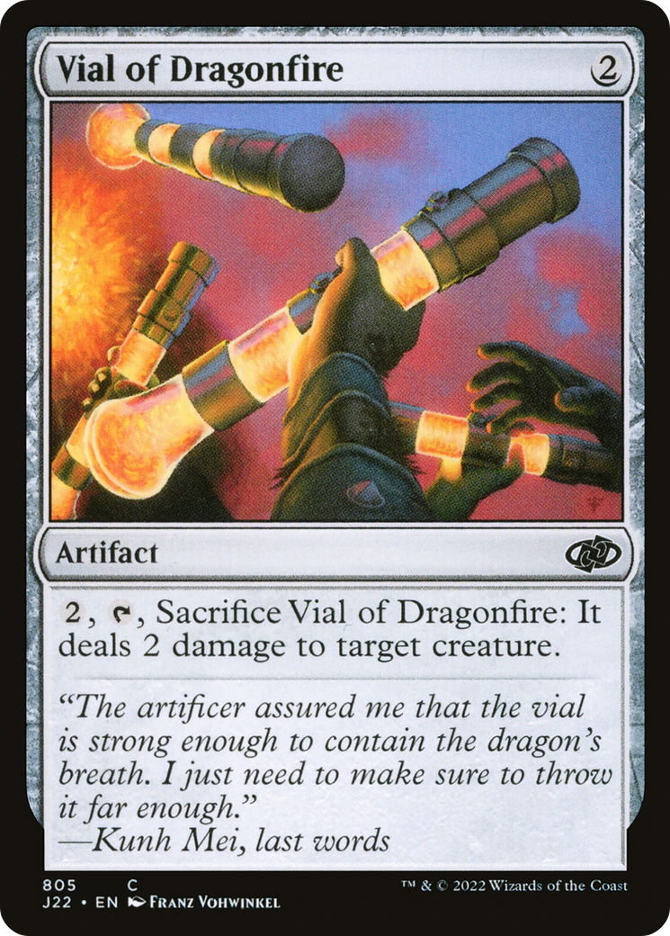Vial of Dragonfire [Jumpstart 2022] MTG Single Magic: The Gathering | Red Claw Gaming
