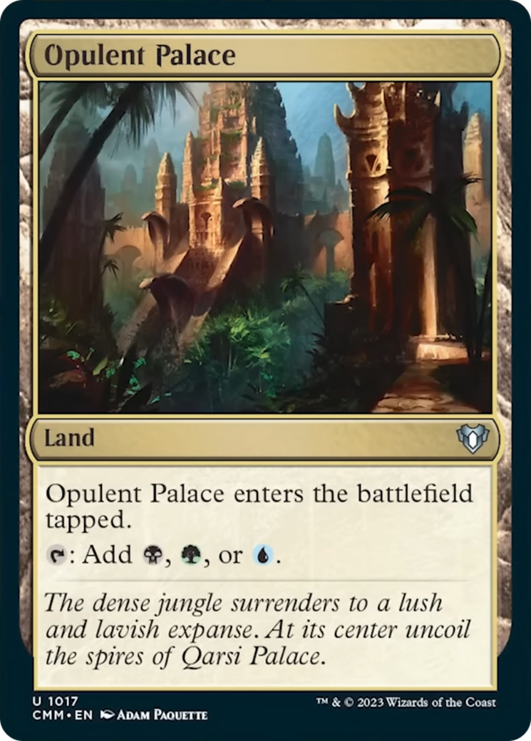 Opulent Palace [Commander Masters] MTG Single Magic: The Gathering | Red Claw Gaming