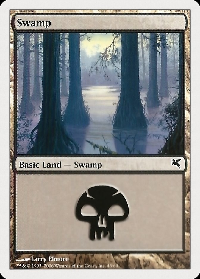Swamp (45) [Hachette UK] MTG Single Magic: The Gathering | Red Claw Gaming