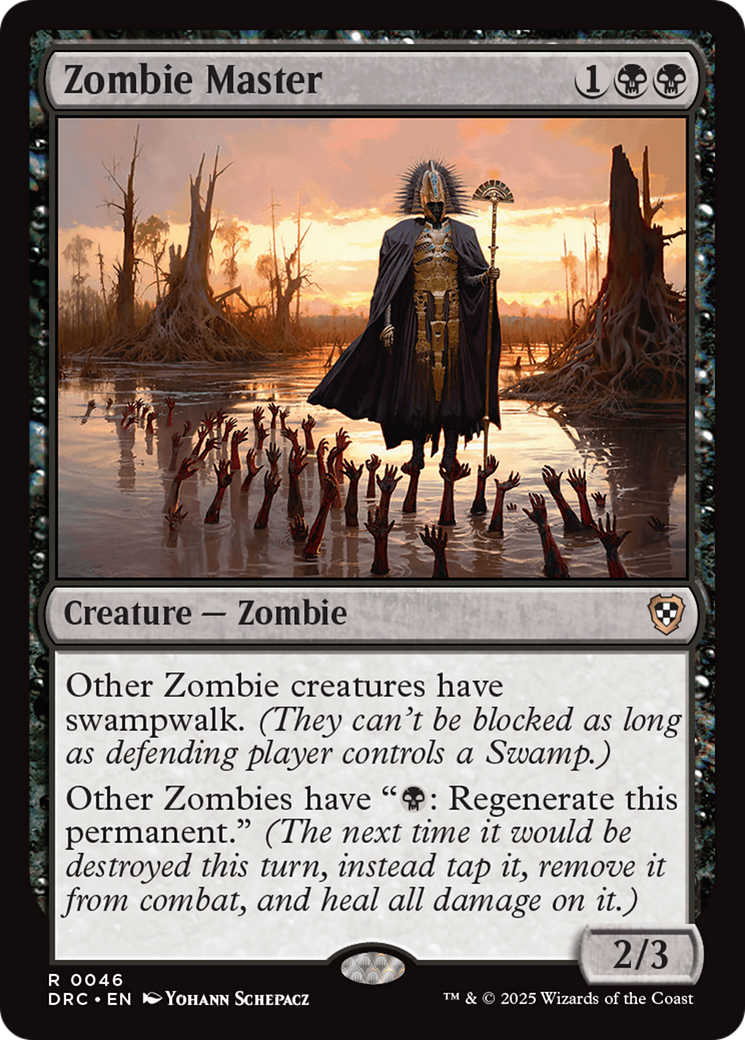Zombie Master [Aetherdrift Commander] MTG Single Magic: The Gathering | Red Claw Gaming
