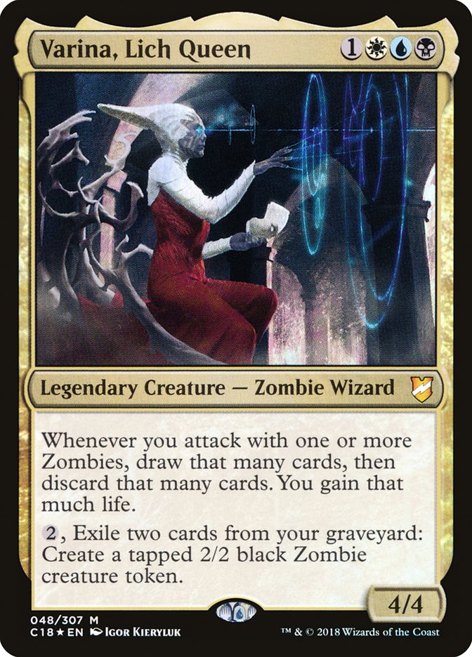 Varina, Lich Queen [Commander 2018] MTG Single Magic: The Gathering | Red Claw Gaming