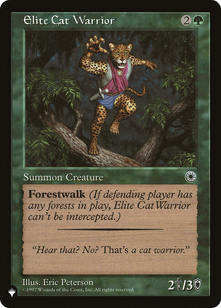Elite Cat Warrior (Flavor Text) [The List] MTG Single Magic: The Gathering | Red Claw Gaming