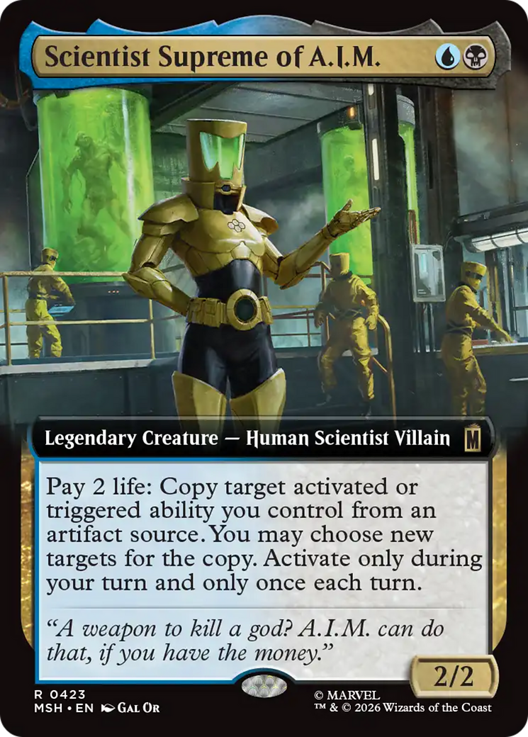 Scientist Supreme of A.I.M. (Extended Art) [Marvel Super Heroes] | Red Claw Gaming