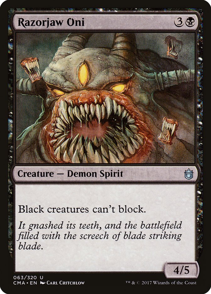 Razorjaw Oni [Commander Anthology] MTG Single Magic: The Gathering | Red Claw Gaming