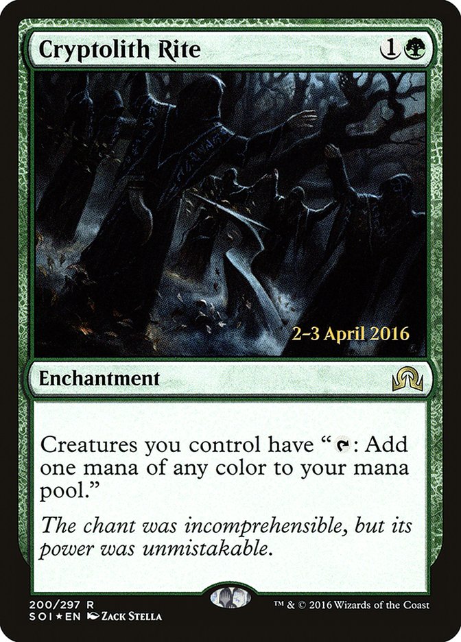 Cryptolith Rite [Shadows over Innistrad Prerelease Promos] MTG Single Magic: The Gathering | Red Claw Gaming