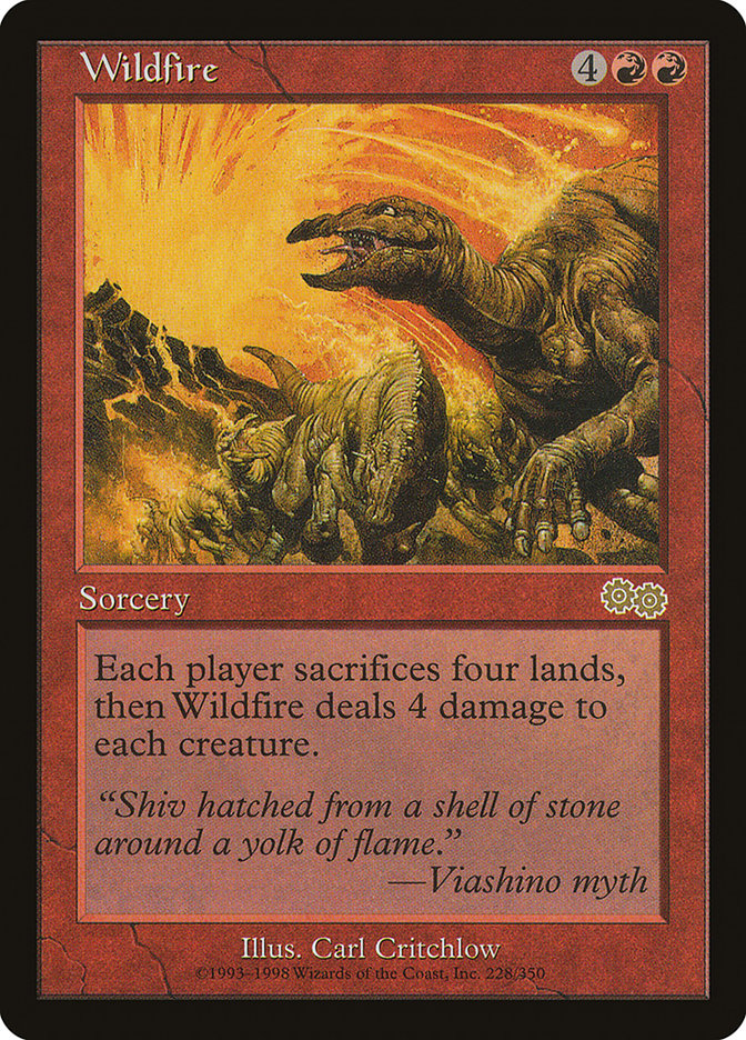 Wildfire [Urza's Saga] MTG Single Magic: The Gathering | Red Claw Gaming