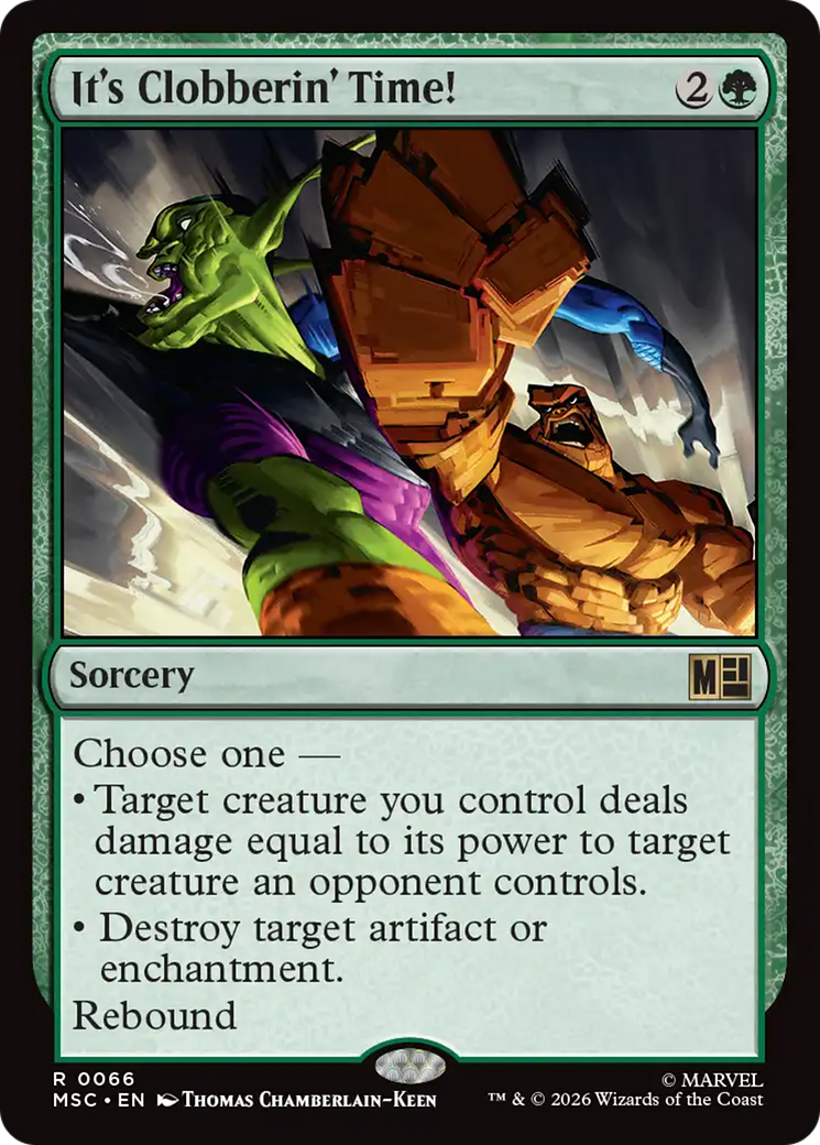 It's Clobberin' Time! (Surge Foil) [Marvel Super Heroes Commander] | Red Claw Gaming