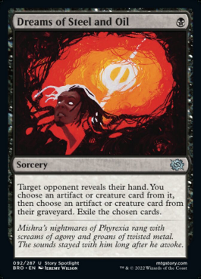 Dreams of Steel and Oil [The Brothers' War] MTG Single Magic: The Gathering | Red Claw Gaming