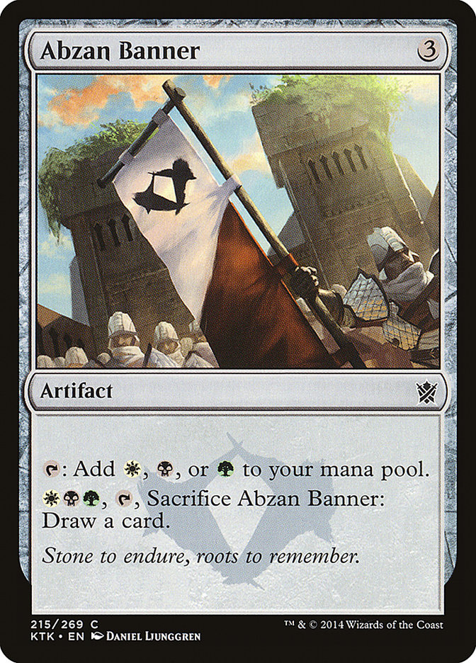Abzan Banner [Khans of Tarkir] MTG Single Magic: The Gathering | Red Claw Gaming