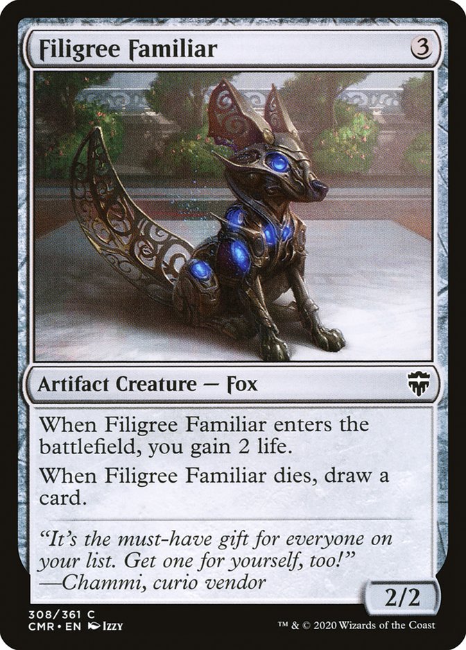 Filigree Familiar [Commander Legends] MTG Single Magic: The Gathering | Red Claw Gaming