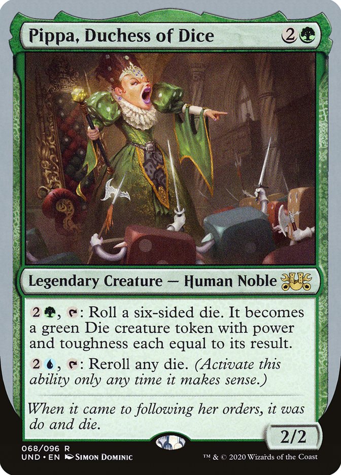 Pippa, Duchess of Dice [Unsanctioned] MTG Single Magic: The Gathering | Red Claw Gaming