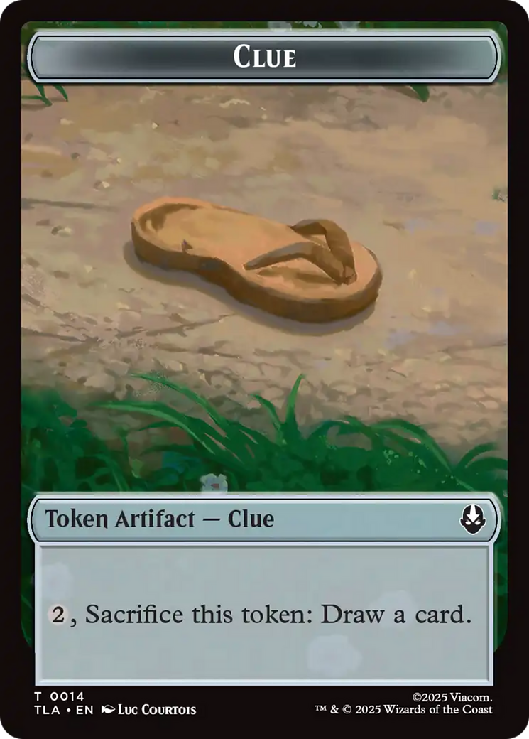 Clue (0014) // Copy (0002) Double-Sided Token [Avatar: The Last Airbender Tokens] | Red Claw Gaming