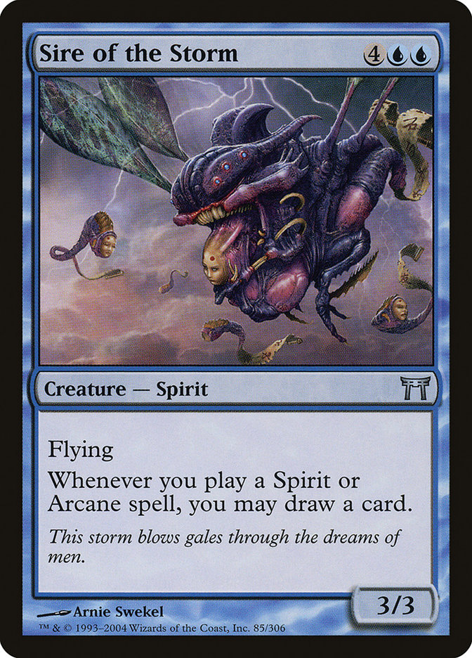 Sire of the Storm [Champions of Kamigawa] MTG Single Magic: The Gathering | Red Claw Gaming