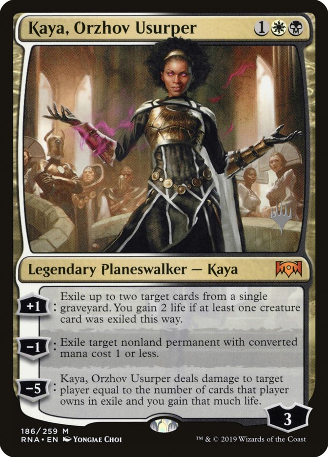 Kaya, Orzhov Usurper (Promo Pack) [Ravnica Allegiance Promos] MTG Single Magic: The Gathering | Red Claw Gaming