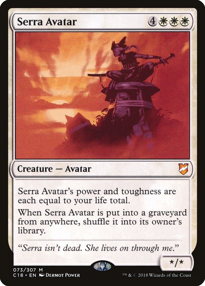 Serra Avatar [Commander 2018] MTG Single Magic: The Gathering | Red Claw Gaming
