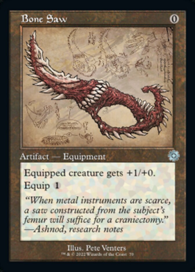 Bone Saw (Retro Schematic) [The Brothers' War Retro Artifacts] MTG Single Magic: The Gathering | Red Claw Gaming