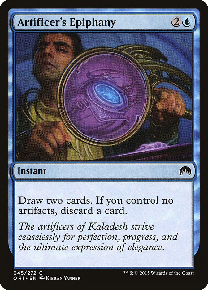Artificer's Epiphany [Magic Origins] MTG Single Magic: The Gathering | Red Claw Gaming