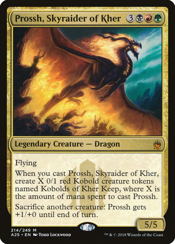 Prossh, Skyraider of Kher [Masters 25] MTG Single Magic: The Gathering | Red Claw Gaming