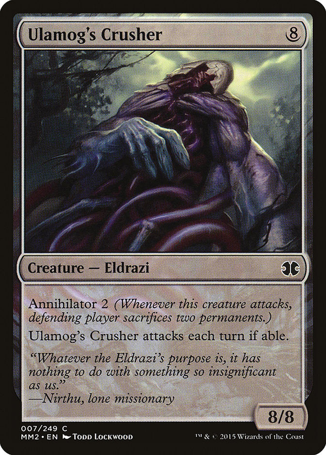 Ulamog's Crusher [Modern Masters 2015] MTG Single Magic: The Gathering | Red Claw Gaming