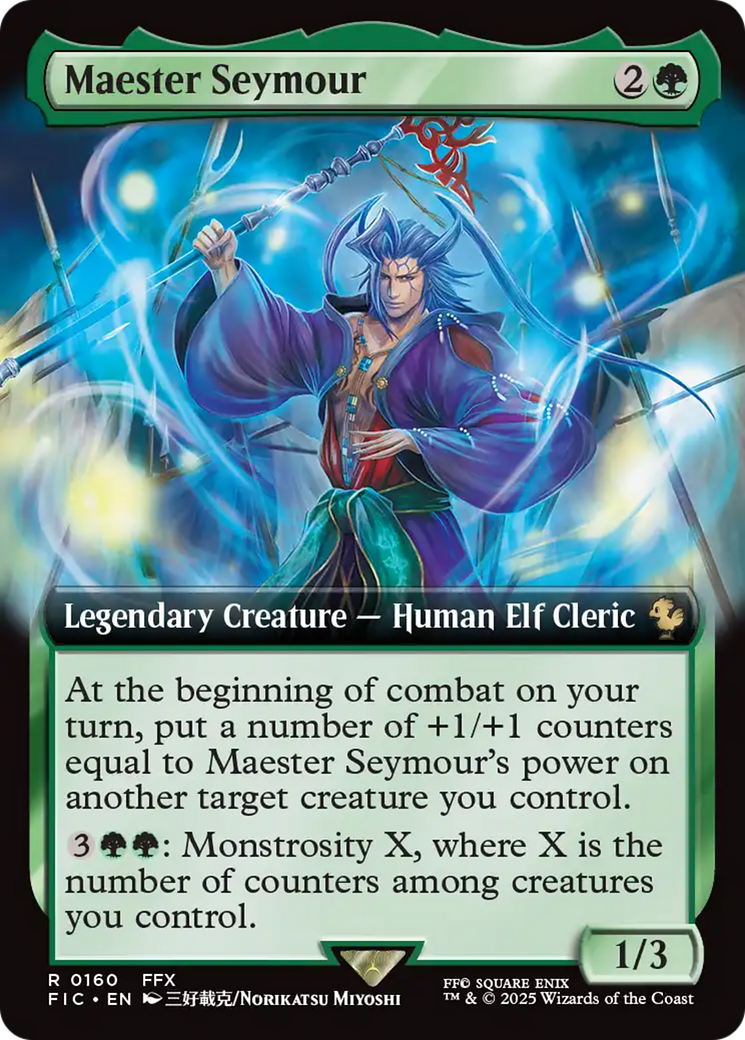 Maester Seymour (Extended Art) [FINAL FANTASY Commander] MTG Single Magic: The Gathering | Red Claw Gaming