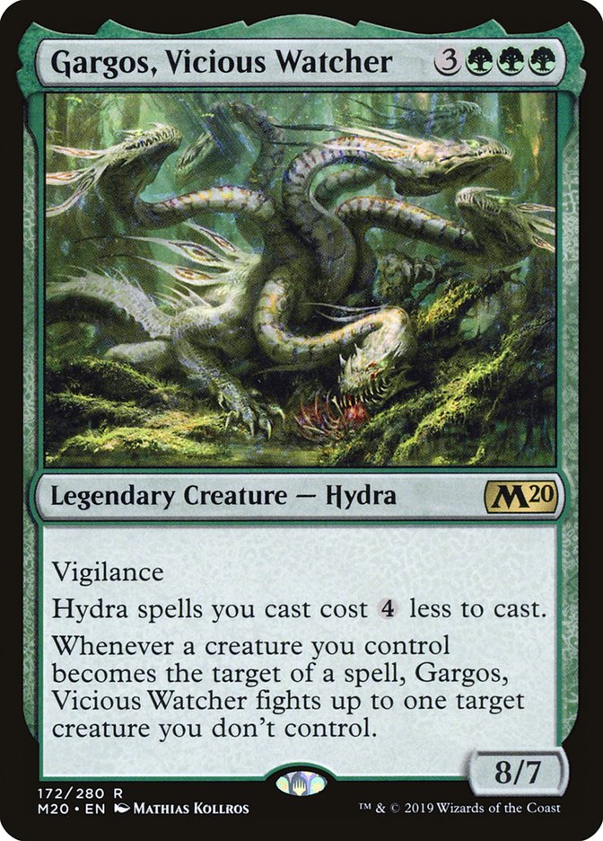 Gargos, Vicious Watcher [Core Set 2020] MTG Single Magic: The Gathering | Red Claw Gaming