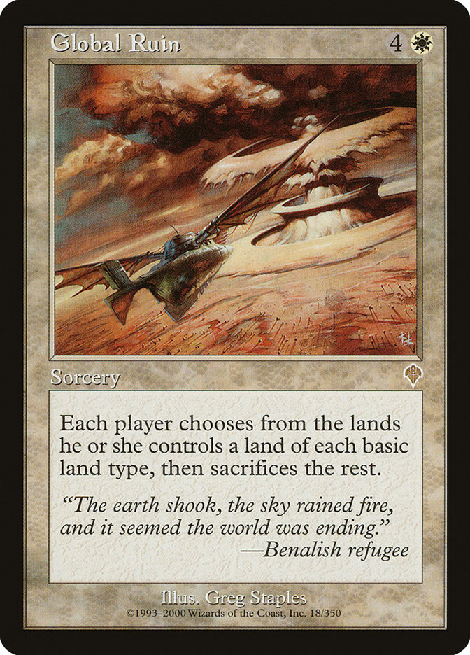 Global Ruin [Invasion] MTG Single Magic: The Gathering | Red Claw Gaming