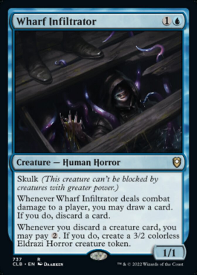 Wharf Infiltrator [Commander Legends: Battle for Baldur's Gate] MTG Single Magic: The Gathering | Red Claw Gaming