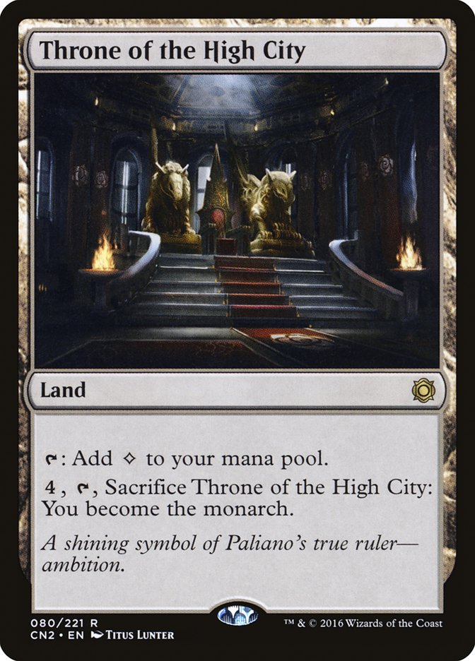 Throne of the High City [Conspiracy: Take the Crown] MTG Single Magic: The Gathering | Red Claw Gaming