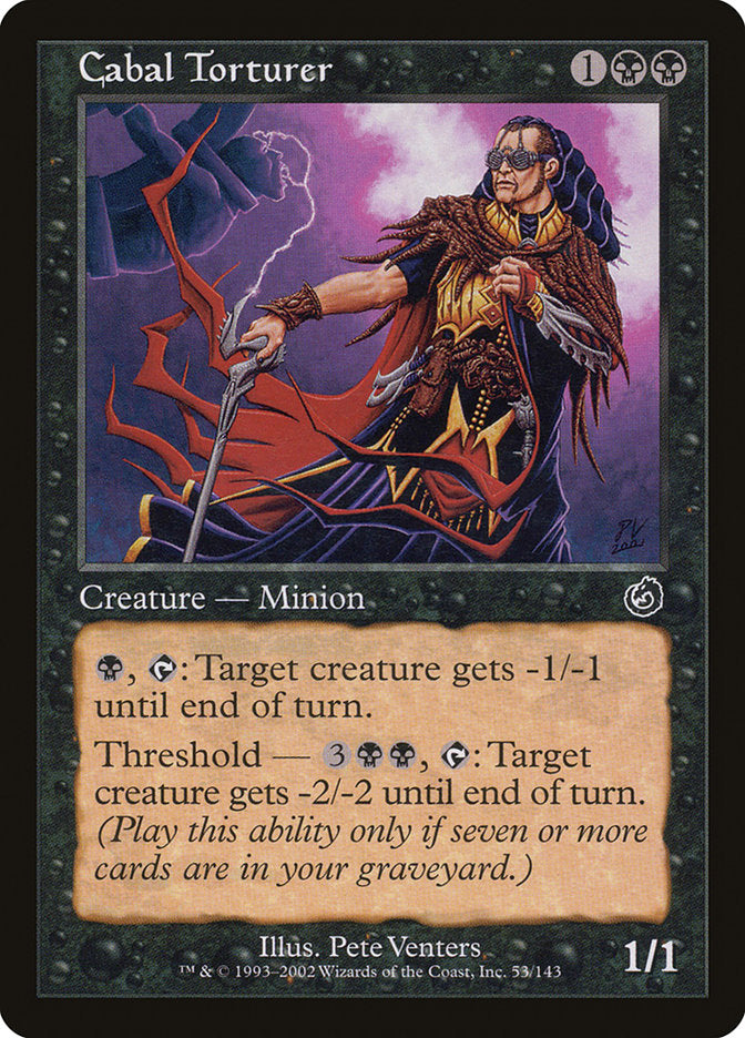 Cabal Torturer [Torment] MTG Single Magic: The Gathering | Red Claw Gaming