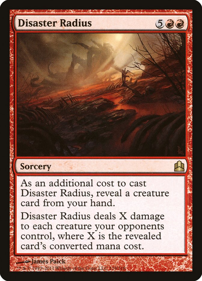 Disaster Radius [Commander 2011] MTG Single Magic: The Gathering | Red Claw Gaming
