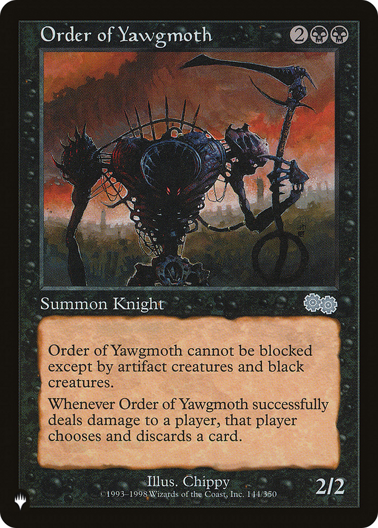 Order of Yawgmoth (USG) [The List] MTG Single Magic: The Gathering | Red Claw Gaming