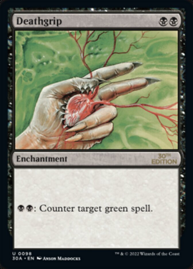 Deathgrip [30th Anniversary Edition] MTG Single Magic: The Gathering | Red Claw Gaming
