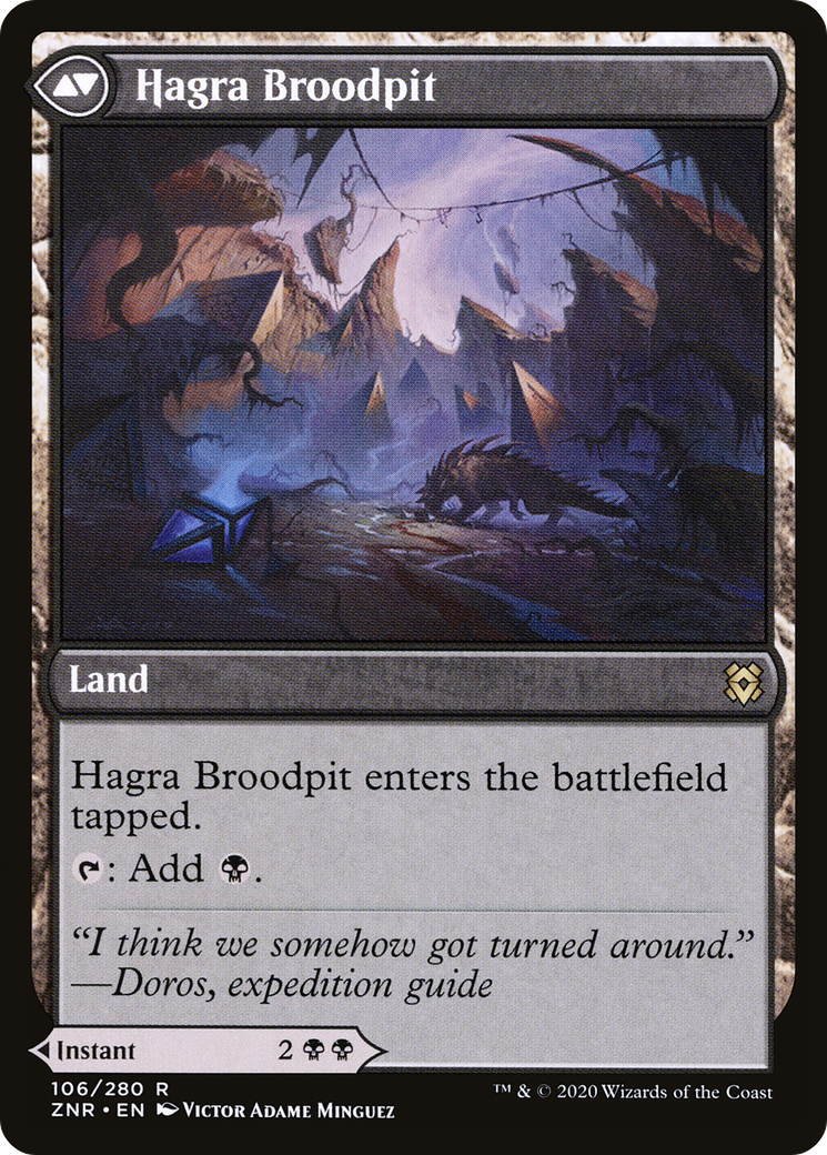 Hagra Mauling // Hagra Broodpit [Secret Lair: From Cute to Brute] MTG Single Magic: The Gathering | Red Claw Gaming