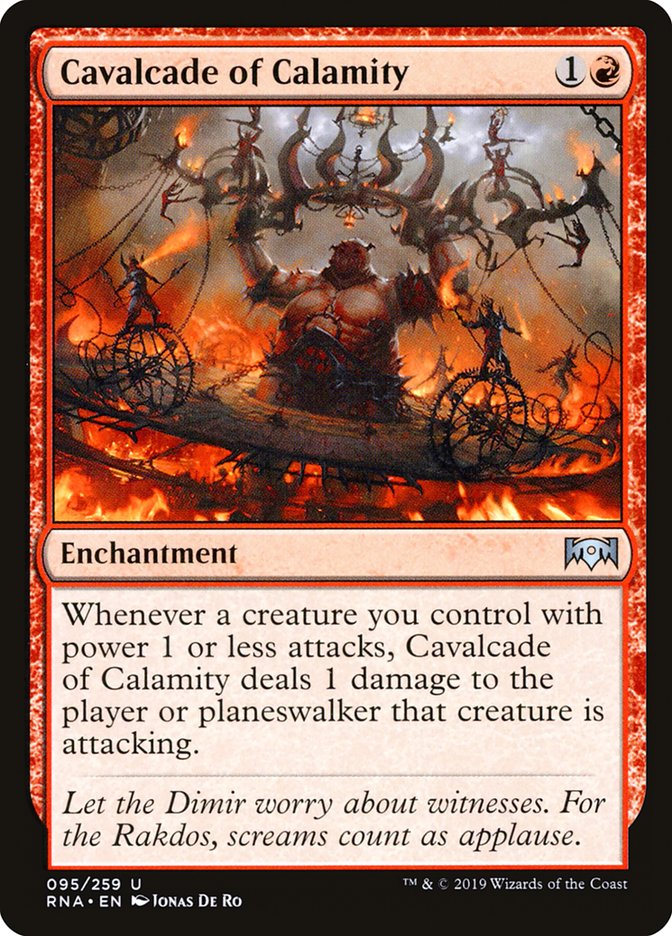 Cavalcade of Calamity [Ravnica Allegiance] MTG Single Magic: The Gathering | Red Claw Gaming